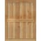 Ekena Millwork Framed Board-n-Batten Shutters, Rough Sawn Western Red Cedar, 26 7/8W x 35H, PR RBF06S26X035RWR - alternate 4